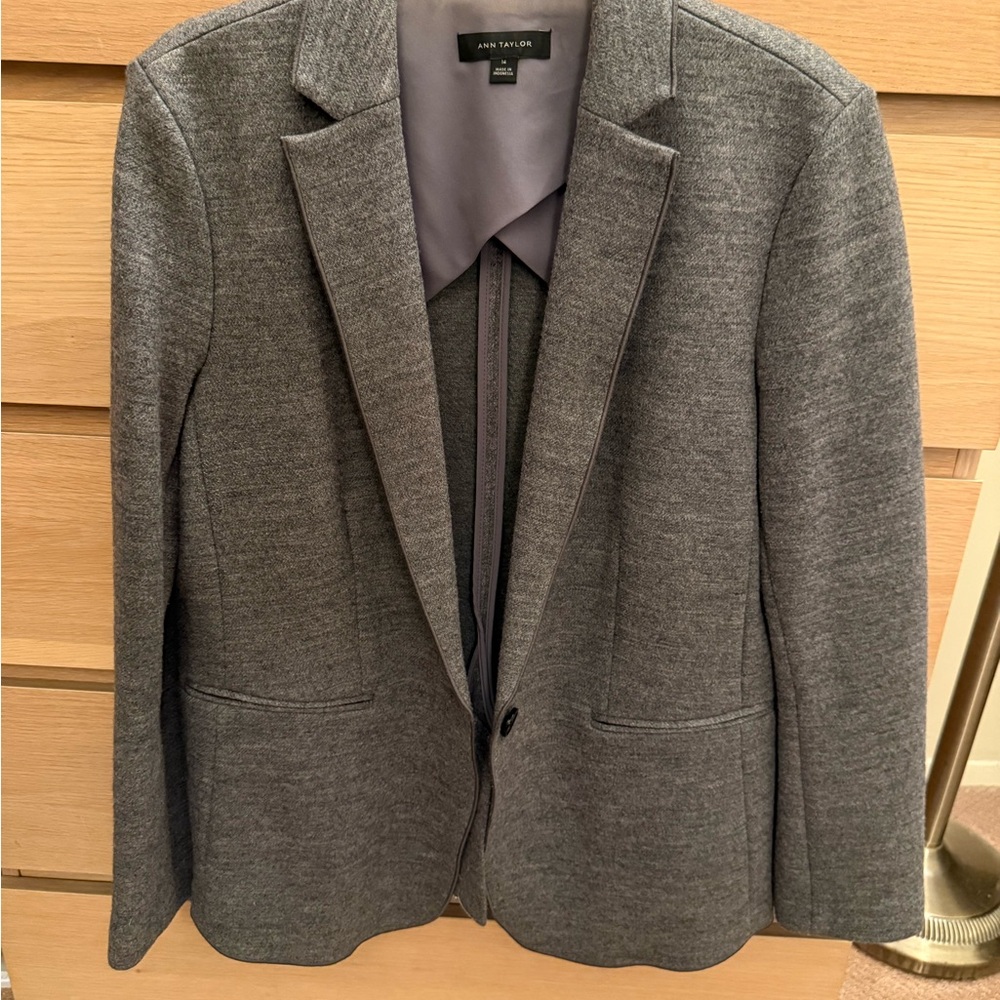 Ann Taylor Charcoal Jacket